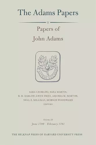 Papers of John Adams cover