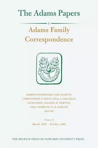 Adams Family Correspondence cover