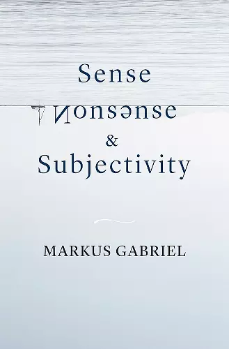 Sense, Nonsense, and Subjectivity cover