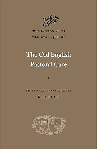 The Old English Pastoral Care cover