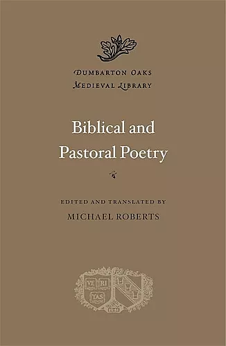 Biblical and Pastoral Poetry cover