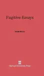Fugitive Essays cover