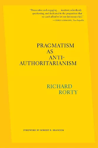 Pragmatism as Anti-Authoritarianism cover