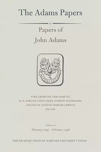 Papers of John Adams cover