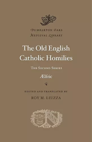 The Old English Catholic Homilies cover