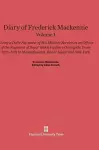 Diary of Frederick Mackenzie. Volume I cover