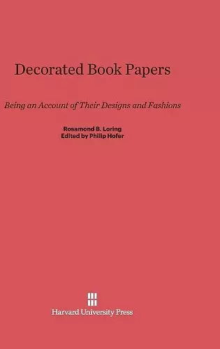 Decorated Book Papers cover