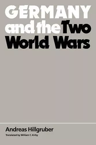 Germany and the Two World Wars cover