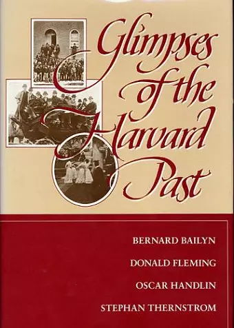 Glimpses of the Harvard Past cover