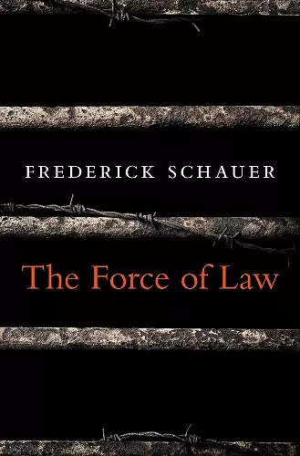 The Force of Law cover