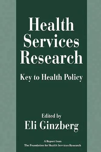 Health Services Research cover