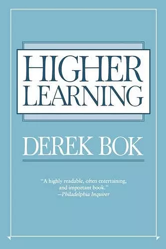 Higher Learning cover