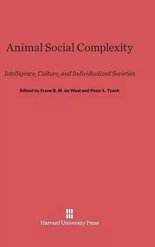 Animal Social Complexity cover