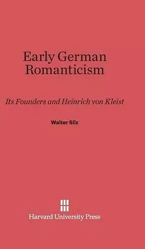 Early German Romanticism cover