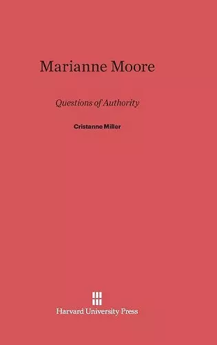 Marianne Moore cover