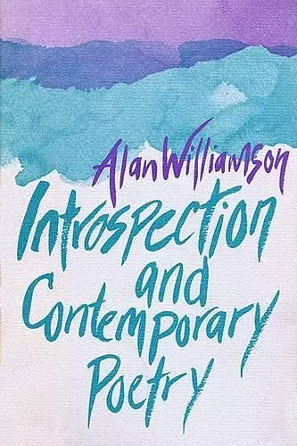 Introspection and Contemporary Poetry cover