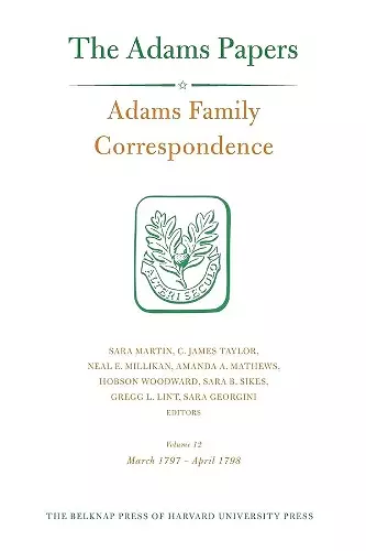 Adams Family Correspondence cover