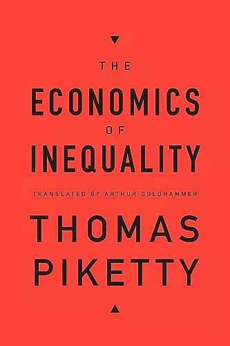 The Economics of Inequality cover
