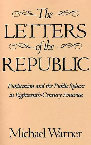 The Letters of the Republic cover