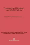 Transnational Relations and World Politics cover