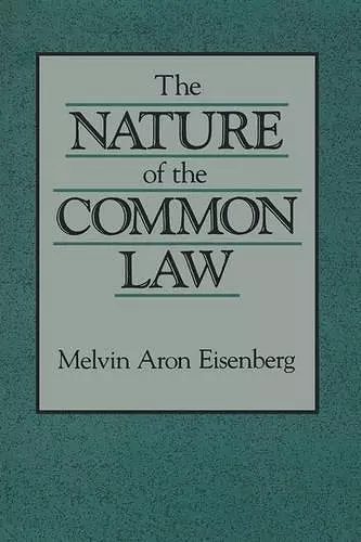 The Nature of the Common Law cover