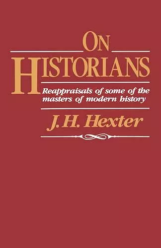 On Historians cover