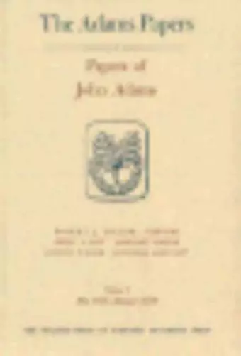 Papers of John Adams cover