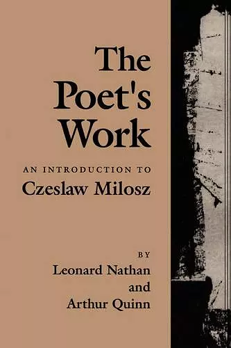 The Poet’s Work cover