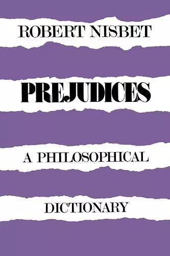 Prejudices cover