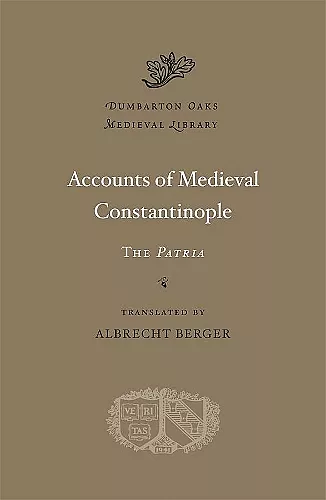 Accounts of Medieval Constantinople cover