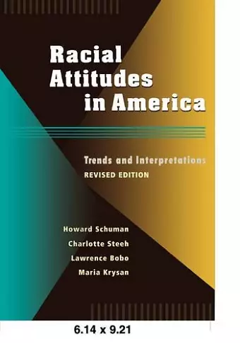 Racial Attitudes in America cover