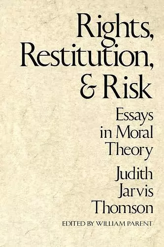 Rights, Restitution, and Risk cover