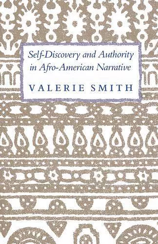 Self-Discovery and Authority in Afro-American Narrative cover