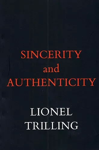 Sincerity and Authenticity cover