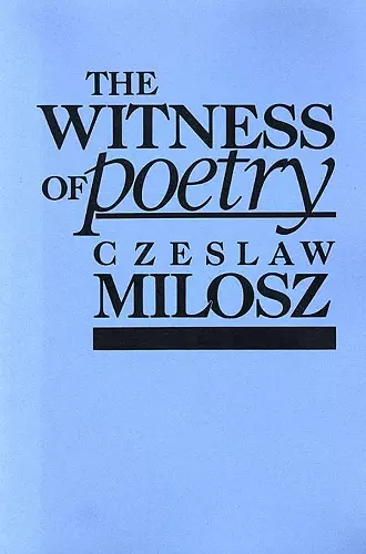 The Witness of Poetry cover