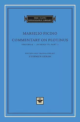 Commentary on Plotinus cover