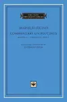 Commentary on Plotinus cover