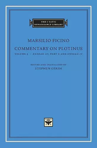 Commentary on Plotinus, Volume 5 cover