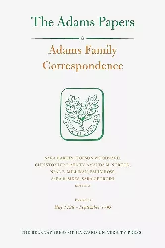 Adams Family Correspondence cover