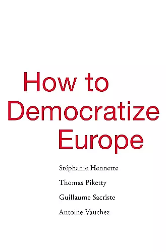 How to Democratize Europe cover