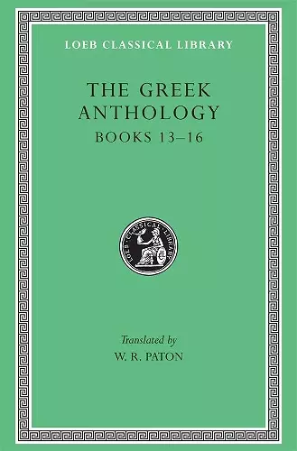 The Greek Anthology, Volume V cover