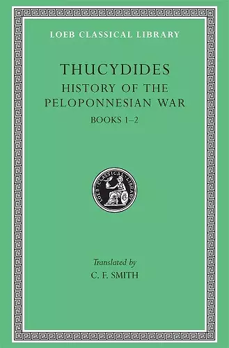 History of the Peloponnesian War, Volume I cover