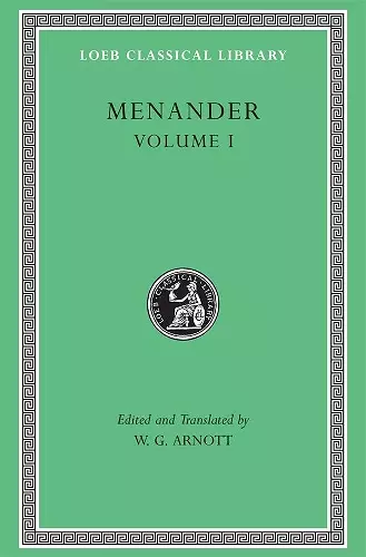 Menander, Volume I cover