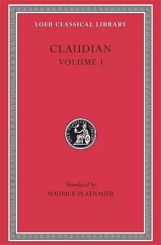 Claudian, Volume I cover