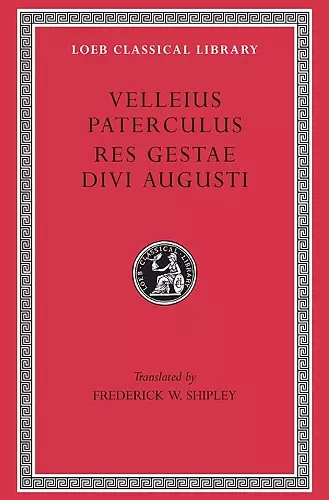 Compendium of Roman History. Res Gestae Divi Augusti cover