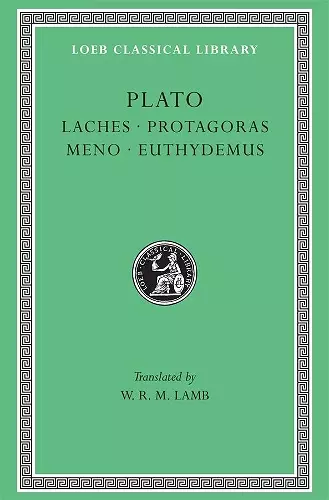 Laches. Protagoras. Meno. Euthydemus cover