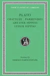 Cratylus. Parmenides. Greater Hippias. Lesser Hippias cover