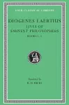 Lives of Eminent Philosophers, Volume I cover