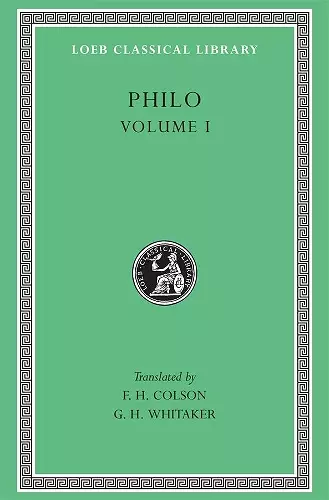 Philo, Volume I cover