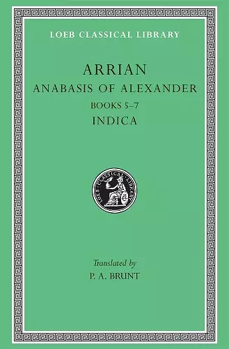 Anabasis of Alexander, Volume II cover